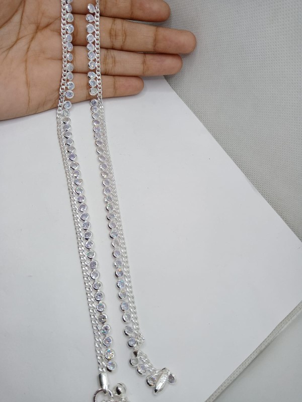 Pure silver Payal 75% P = 19